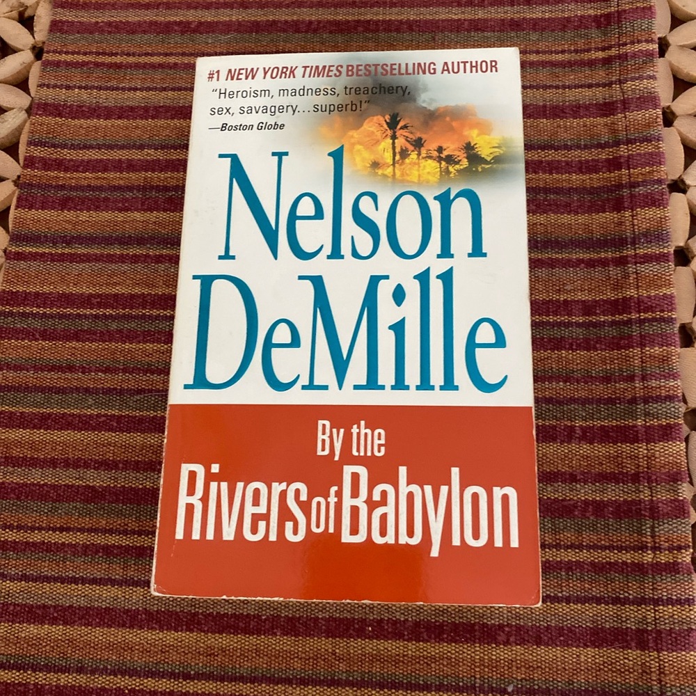 NELSON DEMILLE BY THE RIVERS OF BABYLON BOOK
